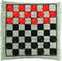 Lulu Home Jumbo Checkers, Giant 3-in-1 Checkers Game Rug Board Game Set for 2 Players