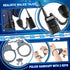 Set 8PCS Deluxe All-in-One Police Accessories Role Play for Kids, Police Gear Toys Include Police Badge, Handcuffs