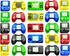 Video Game Party Favors - Keychain Birthday Gaming Gifts, Mini Game Console for Kids (12Pcs)