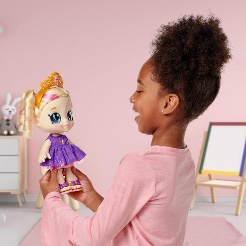 Kindi Kids Scented Sisters 10" Play Doll - Tiara Sparkles for Preschool Fun