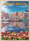 MyPuzzle Amsterdam, Netherlands - Vintage Travel Poster, Premium 1000 Piece Jigsaw Puzzle for Adults