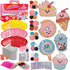Sweet Treats 24 Pack 5D Diamond Painting Kits - Goodie Bag Party