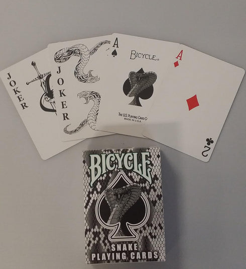Bicycle Snake Deck Playing Cards - Cobra Snake Skin Back Design