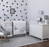 NoJo Roar Nursery Lamp & Shade - Black, White, Aqua