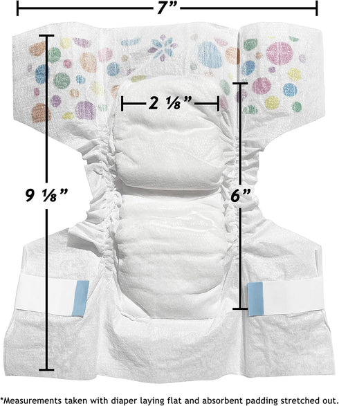 Pail Buddies Baby Doll Diapers Refill Value Pack, 32 Diapers for Baby Alive Baby Dolls