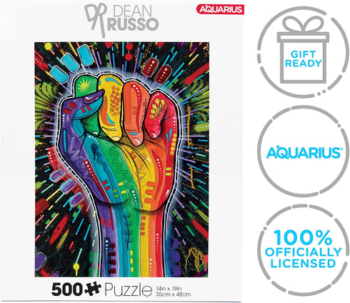 AQUARIUS - Dean Russo Love Is Power - 500 Piece Jigsaw Puzzle