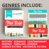 Plot Twist: 36 Book Recommendation Scratch Off Cards - Gift for Couples and Book Lovers