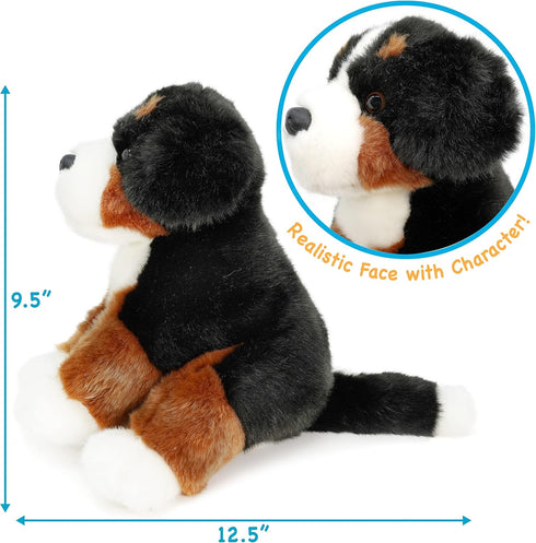VIAHART Bastien The Bernese Mountain Dog | 13 Inch Stuffed Animal Plush | by TigerHart Toys