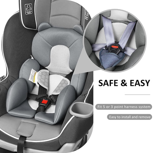 Ihaapsi 3D Baby Support Cushion - Breathable Mesh Infant Insert for Strollers, Car Seats, High Chairs, and More
