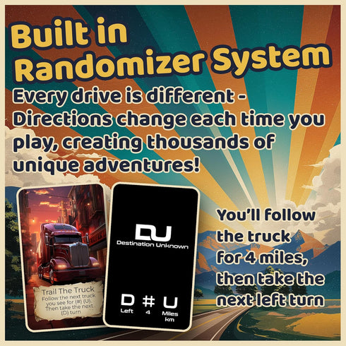 Destination Unknown: Urban Explorer The Road Trip Adventure Card Game | Travel Game for Couples, Friends & Families |