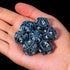 Unique Round Hollow Orb Metal DND Dice Set for Role Playing Games (RPG) - Stunning Blue Dragon Dice