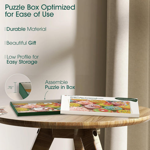 Keeping Busy Dementia Puzzles for Seniors, Cupcake 63 Piece Puzzle, Color Coded with Templates