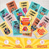7+, 25 15 HIBULL Squish Smash Monster Trash - A Card Game of Fast Chain-Reactions | Fun Family Game for Kids & Adults |
