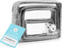 Beary Tidy 5 Set, Piece Diaper Bag Organizer Pouch Clear with Zippers and Nestable