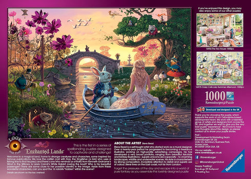 Ravensburger Enchanted Lands Jigsaw Puzzle - 1000-Piece | Unique Softclick Technology, Ideal for Ages 14+