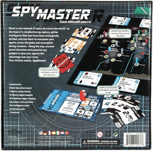 Calliope Games SpyMaster - Strategy Spy Board Game for Kids & Adults - Perfect for Family Game Night, 2-6 Players