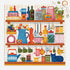 Kitchen Essentials 500 Piece Puzzle with Shaped Pieces, 20” x 20” Jigsaw Puzzle with Beautiful Artwork