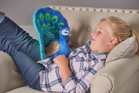 12 Inches Wild Republic Peacock Plush, Stuffed Animal, Plush Toy, Gifts for Kids, Cuddlekins
