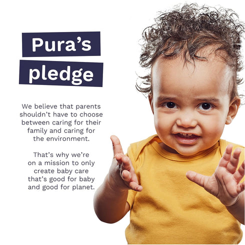 Pura Size 5 Diaper Pants – 3 x 19 Diapers, 57 Total for Sensitive Skin, Easy-Tear Sides