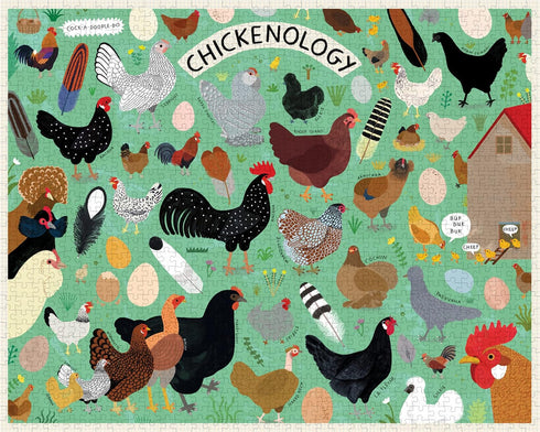 Princeton Architectural Press Chickenology: 1000 Piece Puzzle