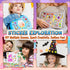 3200+ Stickers for Kids, 3D Puffy Stickers, 64 Different Sheets, Cute Animals for Boys Girls Teachers