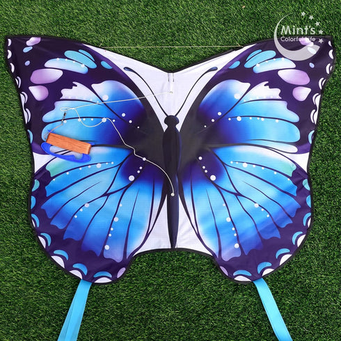 Mint's Colorful Life Butterfly Kite - Easy to Fly, Large Single Line Kite with 300ft String Handle