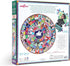 eeBoo: Piece and Love Votes for Women 500 Piece Round Circle Jigsaw Puzzle, Puzzle for Adults and Families, Glossy, Sturdy Pieces and Minimal Puzzle Dust