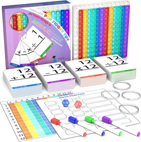 COOVA Math Games for Kids - Flash Cards for Kids - Pop