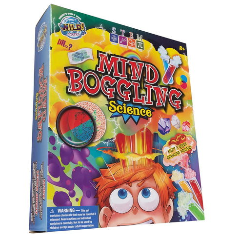 WILD! Science Mind Boggling Science Kit, Explore Amazing STEM Experiments, Easy to Follow Chemistry Activities