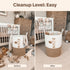 20"x15" Baby Laundry Basket & Nursery Hamper Large Giraffe Baby Hamper for Nursery Decor, Tall Woven Rope Dirty Clothes