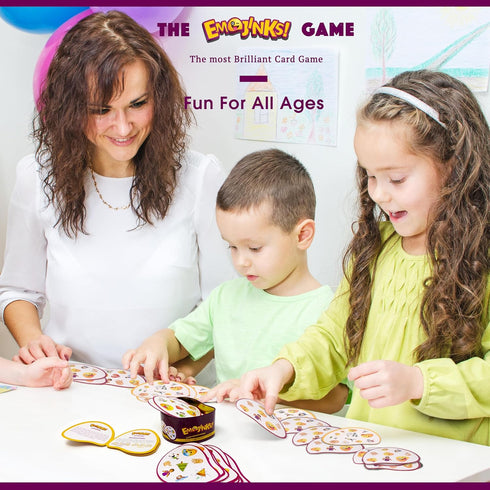 Emojinks Emoticon Card Games for Kids, Party Toys Gifts for Boys and Girls