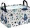 Kids Toy Box Chest Hamper Storage Basket, Collapsible Organizer Bin Gift Baskets for Home/Dorm/Kitchen/Pet/Office