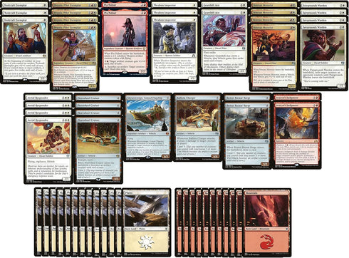Red White Dwarf Deck, Modern Legal, Custom Built, Magic The Gathering, MTG, 60 Card
