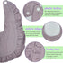Baby Bibs Muslin Bibs for Girls and Boys, Soft Absorbent Drooling and Feeding Bibs