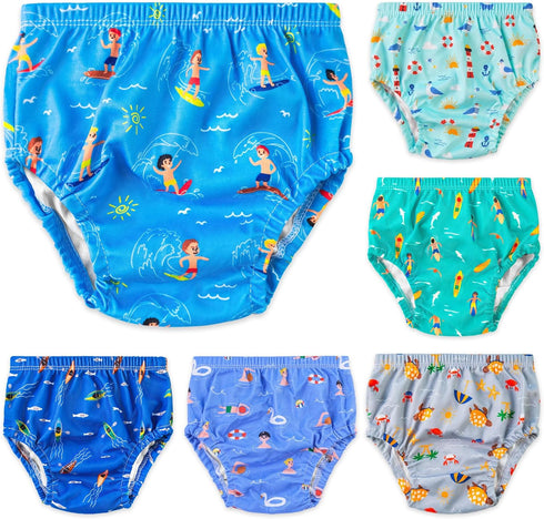 Max Shape Waterproof Rubber Training Underwear for Toddlers,Toddler Plastic Potty Training Underwear