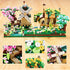 Tree House River Windmill and Port Cabin Model Assembly Blocks Creative DIY Decorative presents for Girls Street View Children and Adults