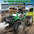 8-12, 1:20, 10KM/H, 2.4GHZ, 6+(Green) Remote Control Car, All-Terrain Remote Control Truck for Boys Headlight, Dual