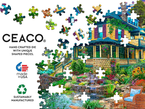 1000 Piece Jigsaw Puzzle - Grandma's Country House by Ceaco - David MacLean