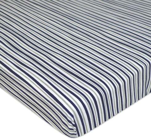 TL Care Fitted Mini Crib Sheet 24" x 38", Soft Breathable Neutral 100% Cotton