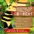 Randimals Plush Toy Stuffed Animal Mix - Bee & Tyrannosaurus Hybrid Soft Animals for Girls & Boys