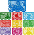 Lucha Libre Mexican Party Decorations, Papel Picado Banner (Plastic, 16-ft) for Birthdays, BBQs, Wrestling Events