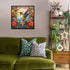 Hummingbird Puzzles for Adults, 1000 Pieces Stained Glass Spring Bird Flower Art Puzzle, Challenging Home Decor.