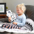 Wee Gallery Art Cards for Baby - Durable High Contrast Black and White Animal Flashcards for Newborns, Sensory Toys,