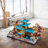 Set, (2350PCS) Micro Building Block Chinese Suzhou Garden Architecture Model Kit with Cherry Blossom Bonsai Tree