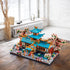 Sets Set 14+ 2350 JXRLMB Chinese Classical Suzhou Gardens Micro Building Blocks with Sakura Cherry Tree Challenging