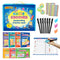 Magic Grooved Writing Practice for Kids Ages 35 - Reusable Grooved Writing
