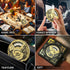 7-in-1 Set Dragon Roulette Spinner Dice DNDND Fidget Spinner Metal DND Dice with Luxurious Gift Box for Dungeons