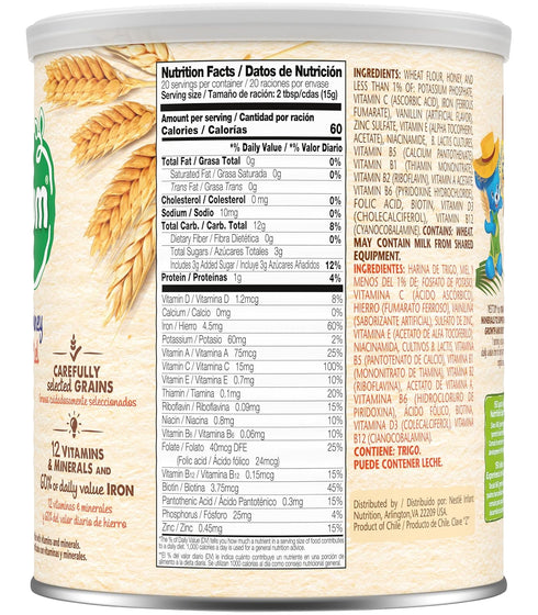 Nestle 10.6 oz (Pack 2) Nestum Cereal, Wheat and Honey