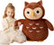 EARTHSOUND Giant Owl Stuffed Animal Plush Toy, Large Jumbo Cute Soft Fluffy Plushie, Gifts for Kids