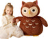 EARTHSOUND Giant Owl Stuffed Animal Plush Toy, Large Jumbo Cute Soft Fluffy Plushie, Gifts for Kids